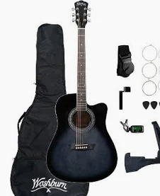Washburn WA90CE Acoustic/Electric Guitar Pack